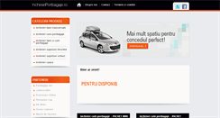 Desktop Screenshot of inchirieriportbagaje.ro